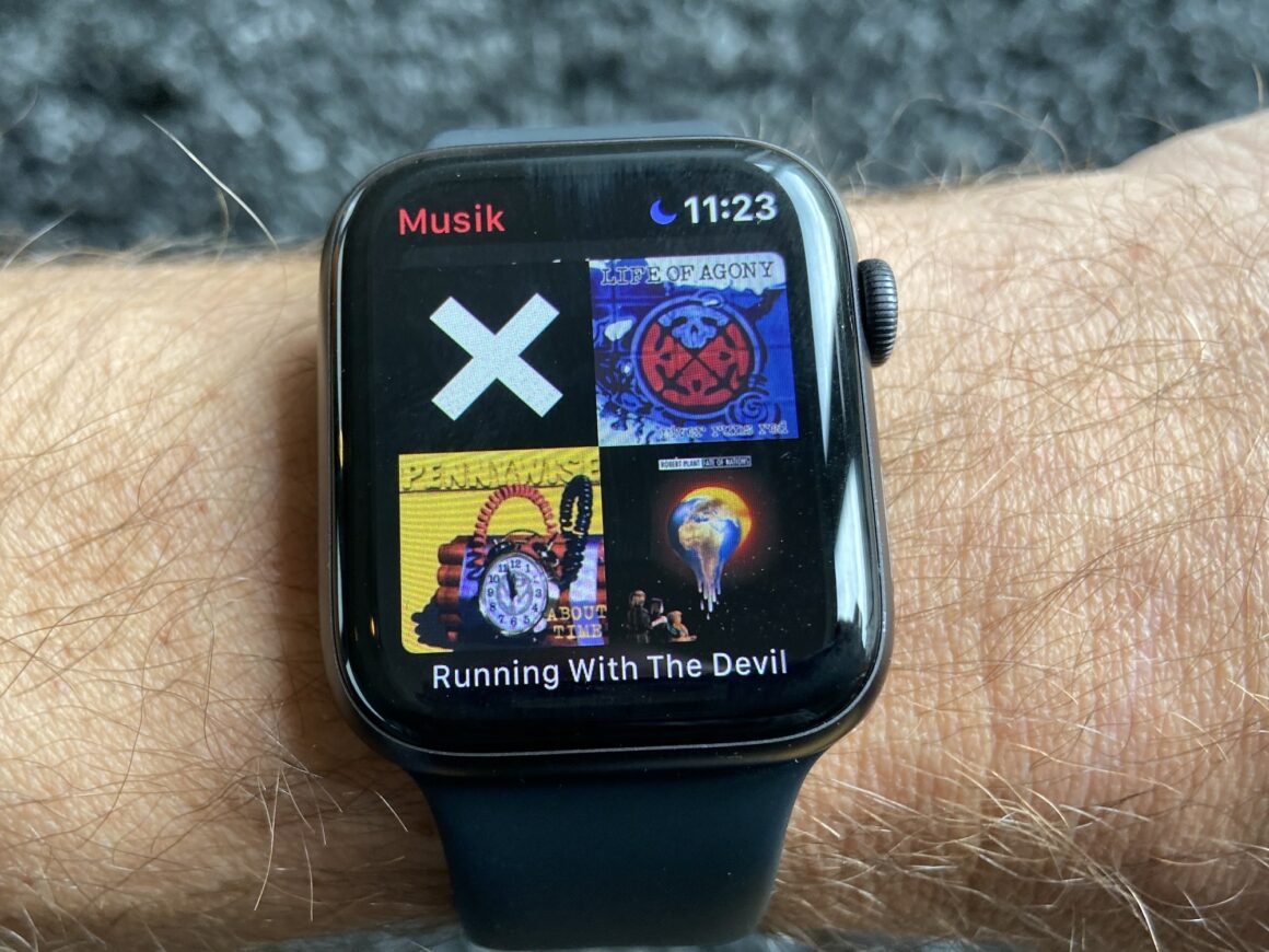 Musik auf der Uhr